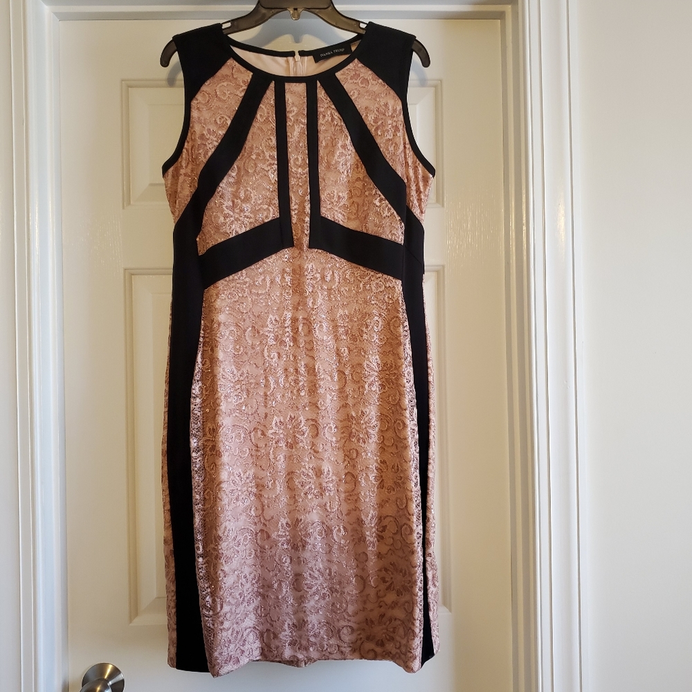 Ivanka Trump rose gold dress